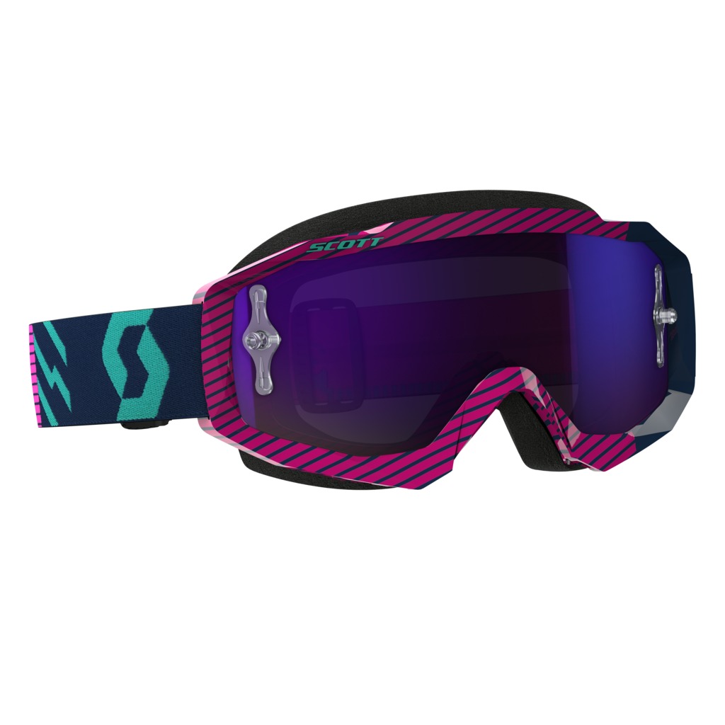 Scott Goggle Hustle MX blue/pink pur chro wks