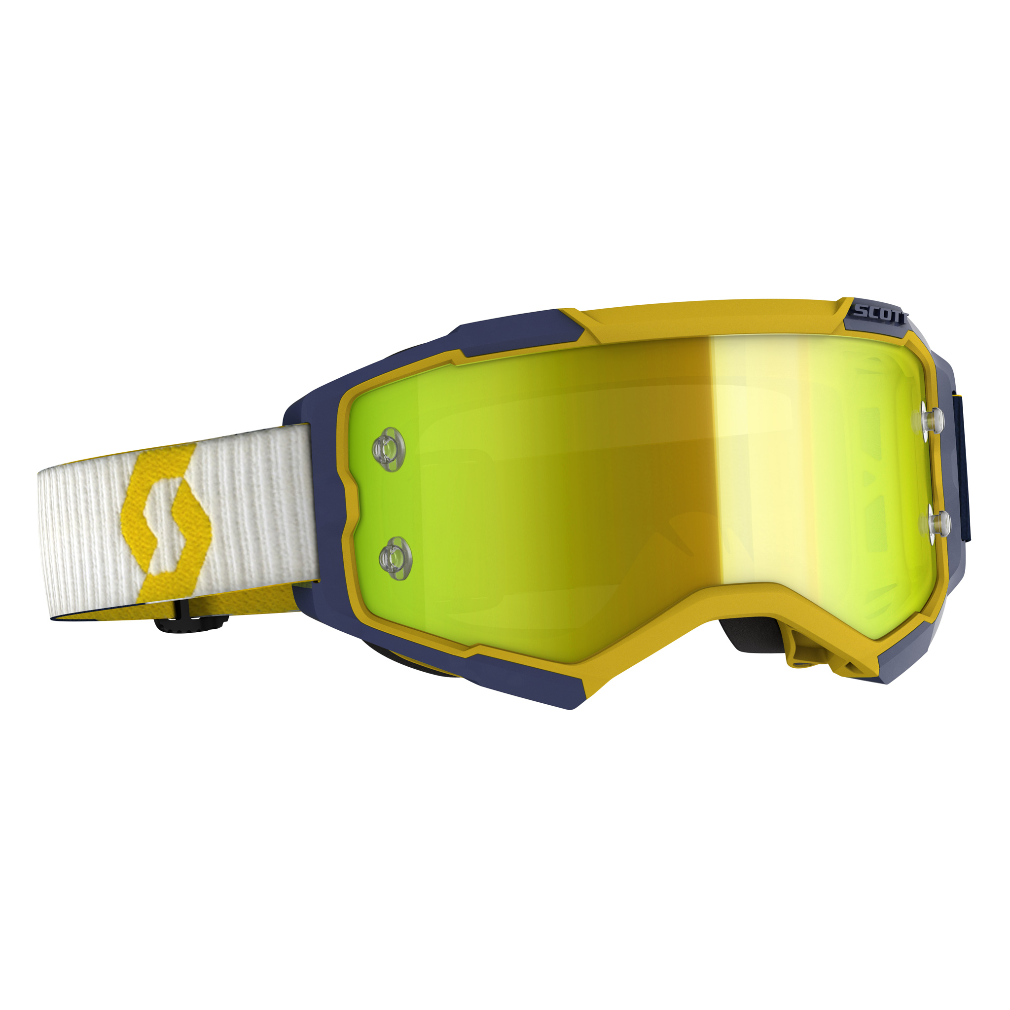 Scott Goggle Fury yellow/blue yellow chrome works